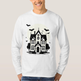 Spooky Haunted House Halloween T Shirt