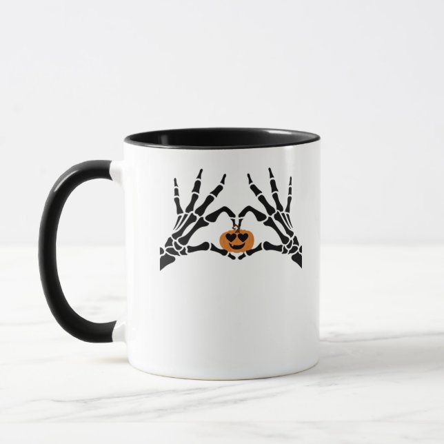Spooky Heart Händer Classic Mugg (Vänster)