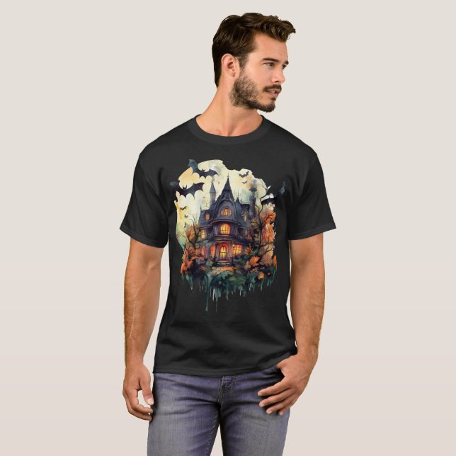 Spooky Home Design T Shirt (Hel framsida)