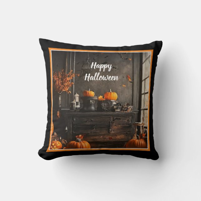 Spooky Home Halloween-samling Kudde (Framsida)