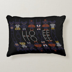 Spooky Horror Stick Kor Halloween Monsters Prydnadskudde