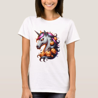🦄 🎃 Spooky Horse Women's Halloween Shirt 👻 ✨ T