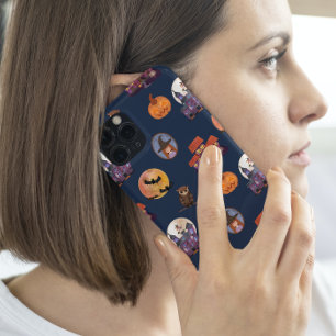 Spooky House Cute Little Witch Uggla Måne Hallowee