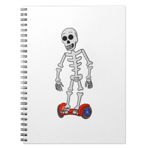 Spooky Hover Bones Anteckningsbok