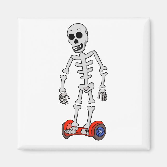 Spooky Hover Bones Magnet (Framsidan)