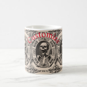 Spooky Human Skull Thunder_Cove Kaffemugg