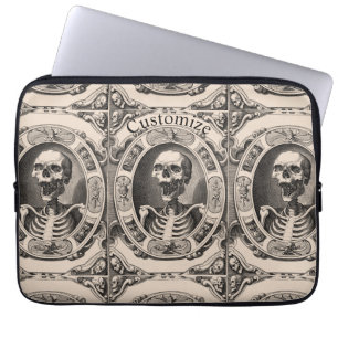 Spooky Human Skull Thunder_Cove Laptop Fodral