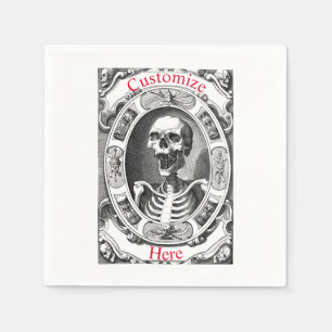 Spooky Human Skull Thunder_Cove Pappersservett