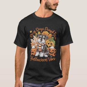 Spooky Hund Day Pumpkin Glow Halloween Vibes & rol T Shirt