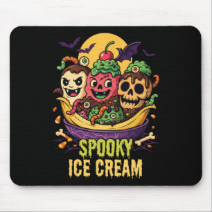 Spooky Ice Cream Dessert Halloween Design Musmatta