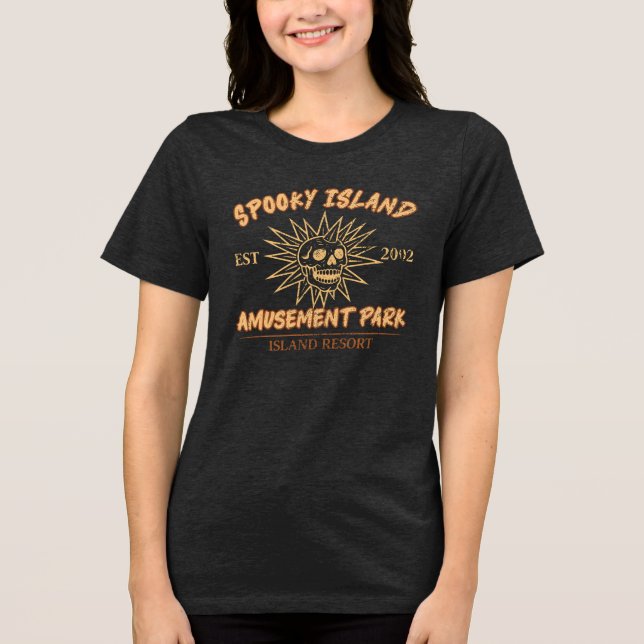 Spooky island - summer halloween t shirt (Framsida)