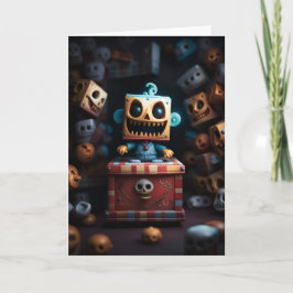 Spooky Jack-in-a-Box Halloween-kort Kort