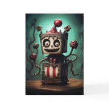 Spooky Jack-in-a-Box Halloween-kort