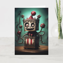 Spooky Jack-in-a-Box Halloween-kort Kort