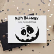 Spooky Jack O' Lantern Happy halloween from+ Namn