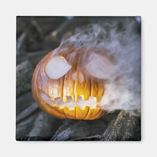 Spooky Jack-o-lantern Magnet (Framsidan)