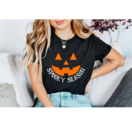 Spooky Jack o lantern Pumpkin Ansikte Halloween T Shirt