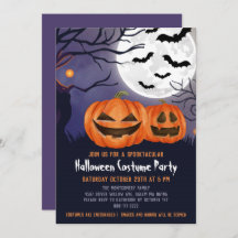 Spooky Jack O'Lantern Halloween Kids Costume Party