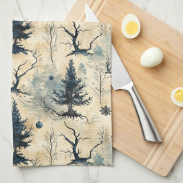 Spooky Julgran Kökshandduk