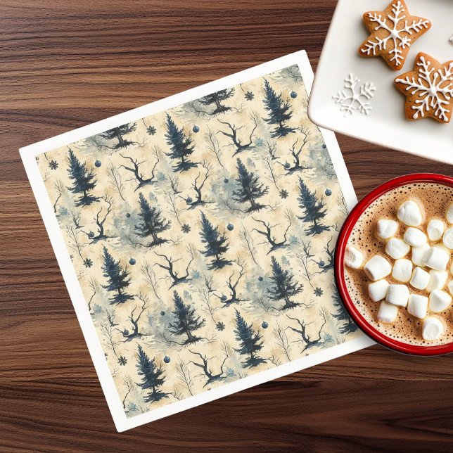 Spooky Julgran Pappersservett (spooky forest 2)