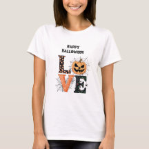 Spooky Kärlek: Halloween T-Shirt for Horror Fläkt