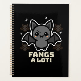 Spooky Kawaii Fladdermus Halloween Planner