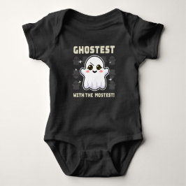 Spooky Kawaii Ghost Halloween Baby. Bodykostym T Shirt