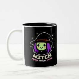 Spooky Kawaii Witch Halloween Coffee Mugg