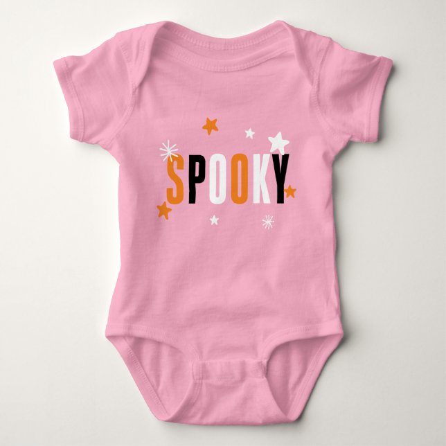 SPOOKY Kids Halloween Cute Shirt T (Framsida)