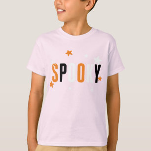 SPOOKY Kids Halloween Cute Shirt T