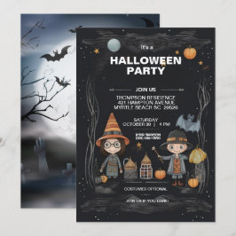 Spooky Kids Halloween fest Inbjudningar