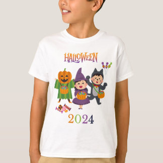 Spooky Kids Tee for Halloween Roligt