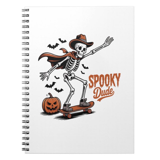 Spooky-killen Spooky Season Anteckningsbok (Framsidan)
