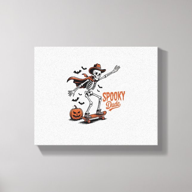 Spooky-killen Spooky Season Canvastryck (Framsida)