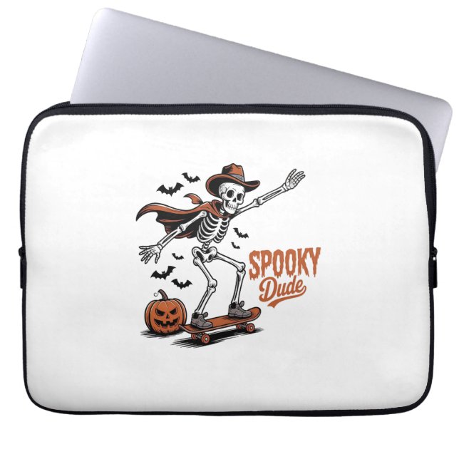 Spooky-killen Spooky Season Laptop Fodral (Framsidan)