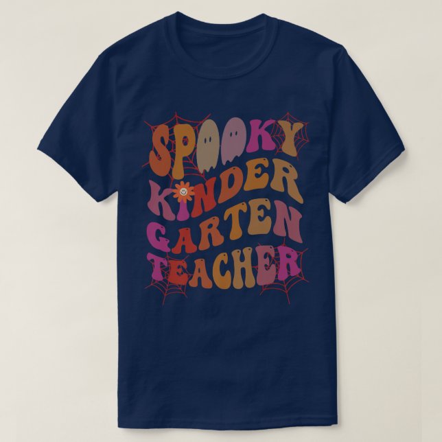 SPOOKY KINDER GARTEN TEACHER Costume Det här är mi T Shirt (Design framsida)