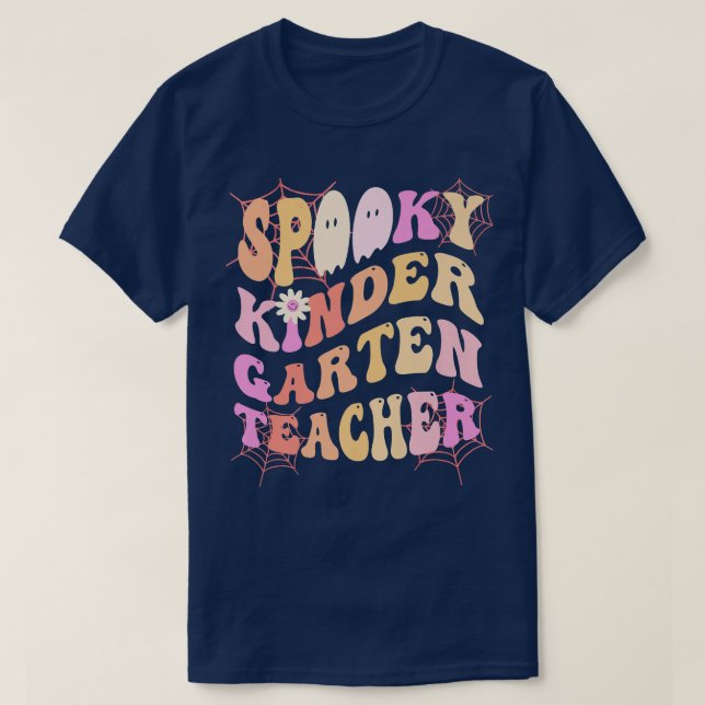 SPOOKY KINDER GARTEN TEACHER Costume Det här är mi T Shirt (Design framsida)