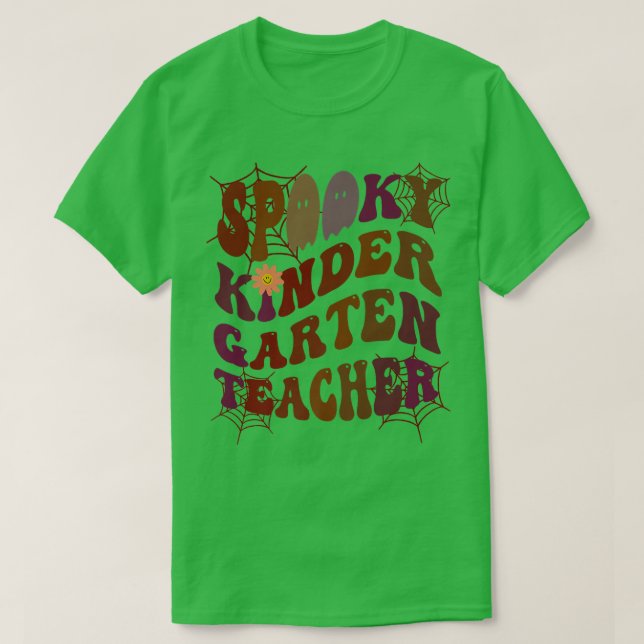 SPOOKY KINDER GARTEN TEACHER Costume Det här är mi T Shirt (Design framsida)