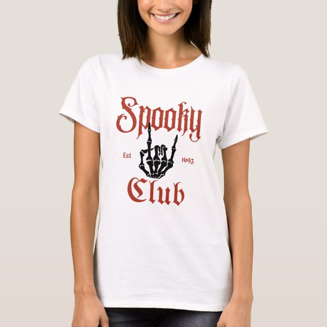 Spooky Klubb Halloween Tee (Framsida)