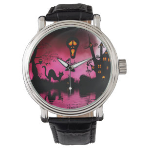 Spooky, konstig halloween-design armbandsur