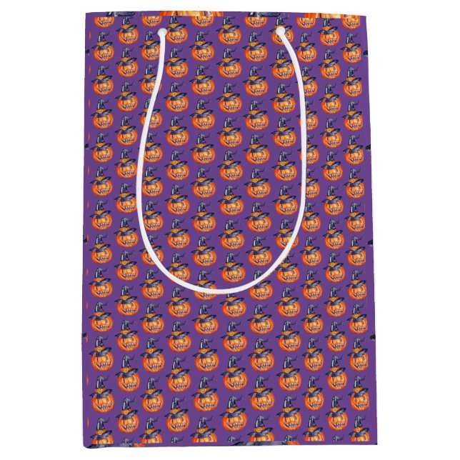 Spooky leende Halloween pumpkin Wrapping Papper (Framsidan)