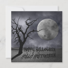 Spooky Ligcape Halloween Inbjudningar