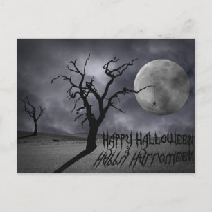 Spooky Ligcape Halloween Vykort