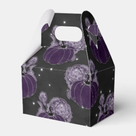 SPOOKY LILA GOTHIC PUMPKINS FLOWERS PRESENTASKAR