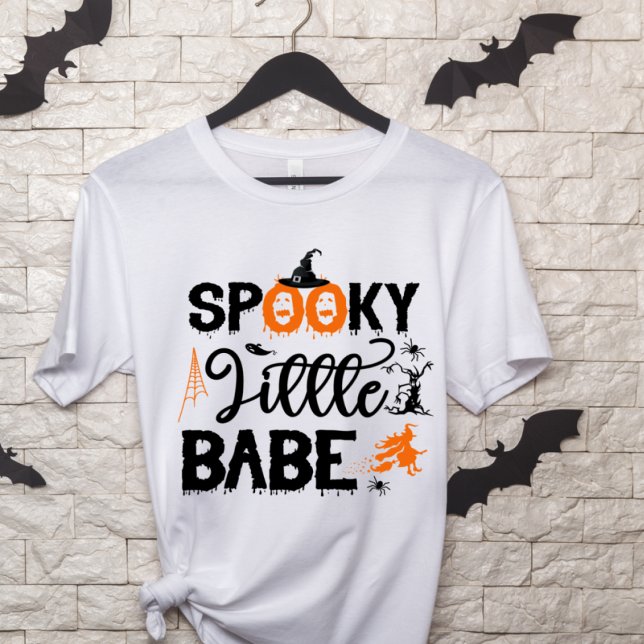 Spooky Little Babe, Halloween-häxor T Shirt (Skapare uppladdad)