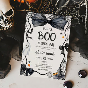 Spooky Little Boo Baby Shower Inbjudningar