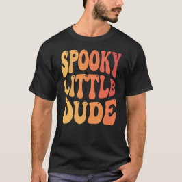 Spooky Little Boy Funny Halloween Costume T Shirt