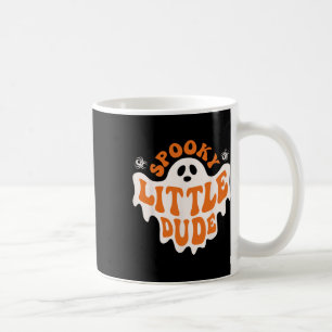 Spooky Little Boy Ghost Boo Halloween Småbarn Boy Kaffemugg