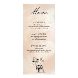 Spooky Little Couple Menu Reklamkort
