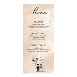 Spooky Little Couple Menu Reklamkort